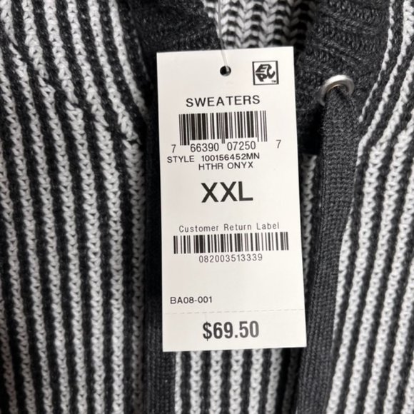 NEW Men's I.N.C. Size XXL Heather Onyx Hoodie Sweater - Picture 5 of 13